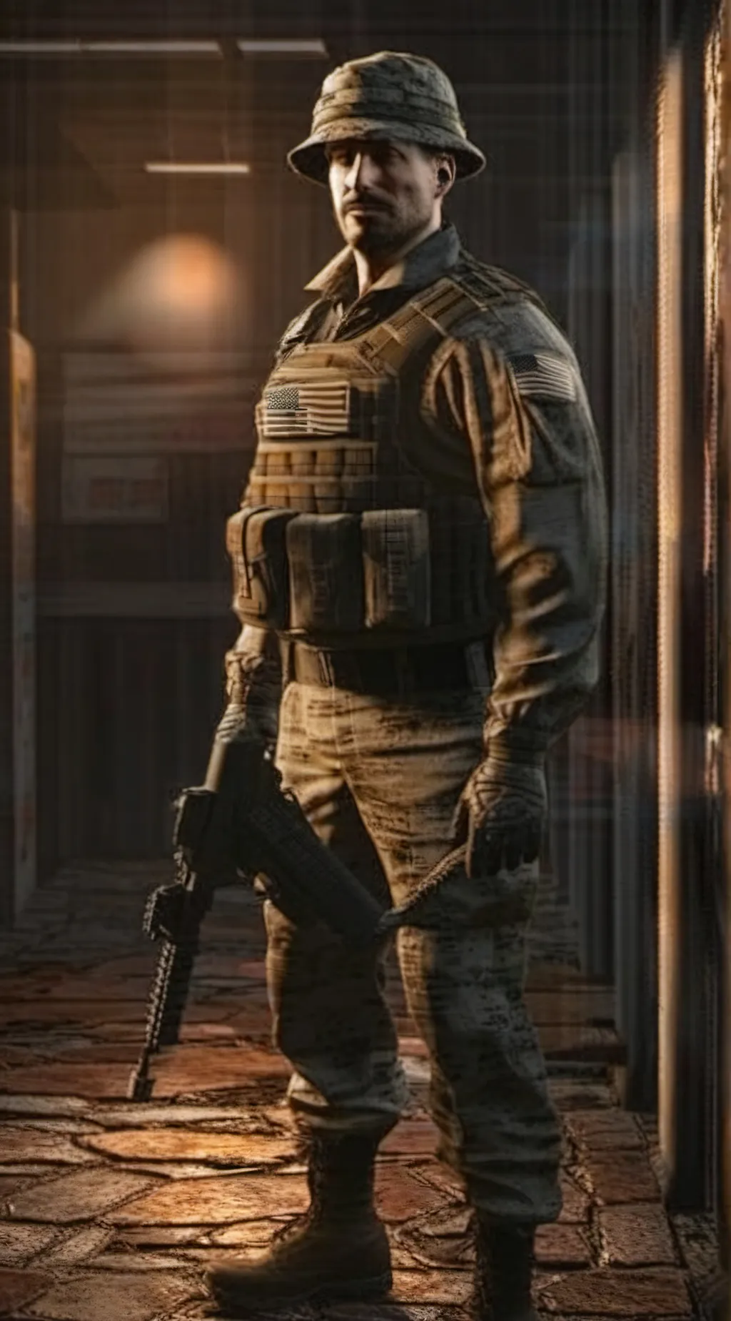 ai character: Captain Price background