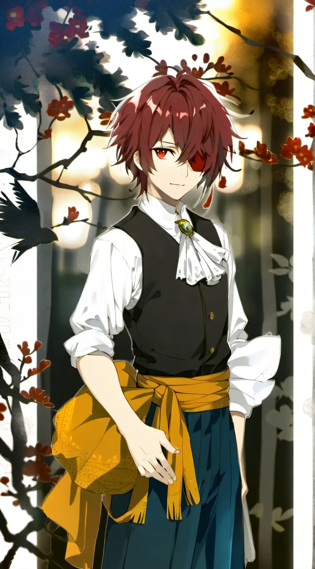 ai character: Demon slayer  background