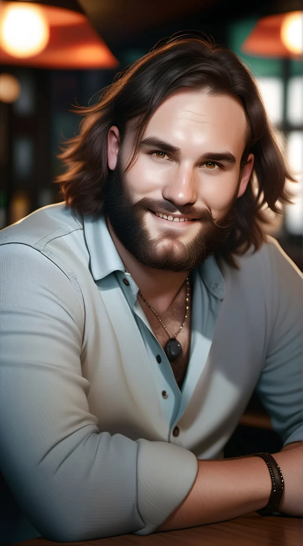 ai character: Charlie Palmer background