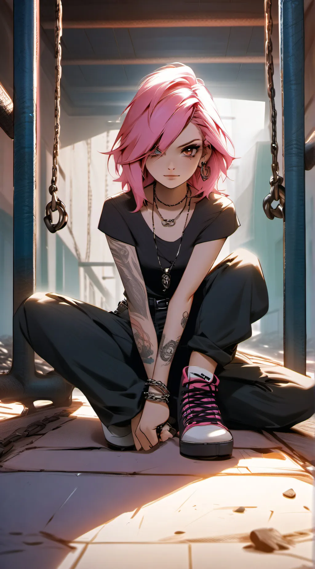 ai character: Ashley background