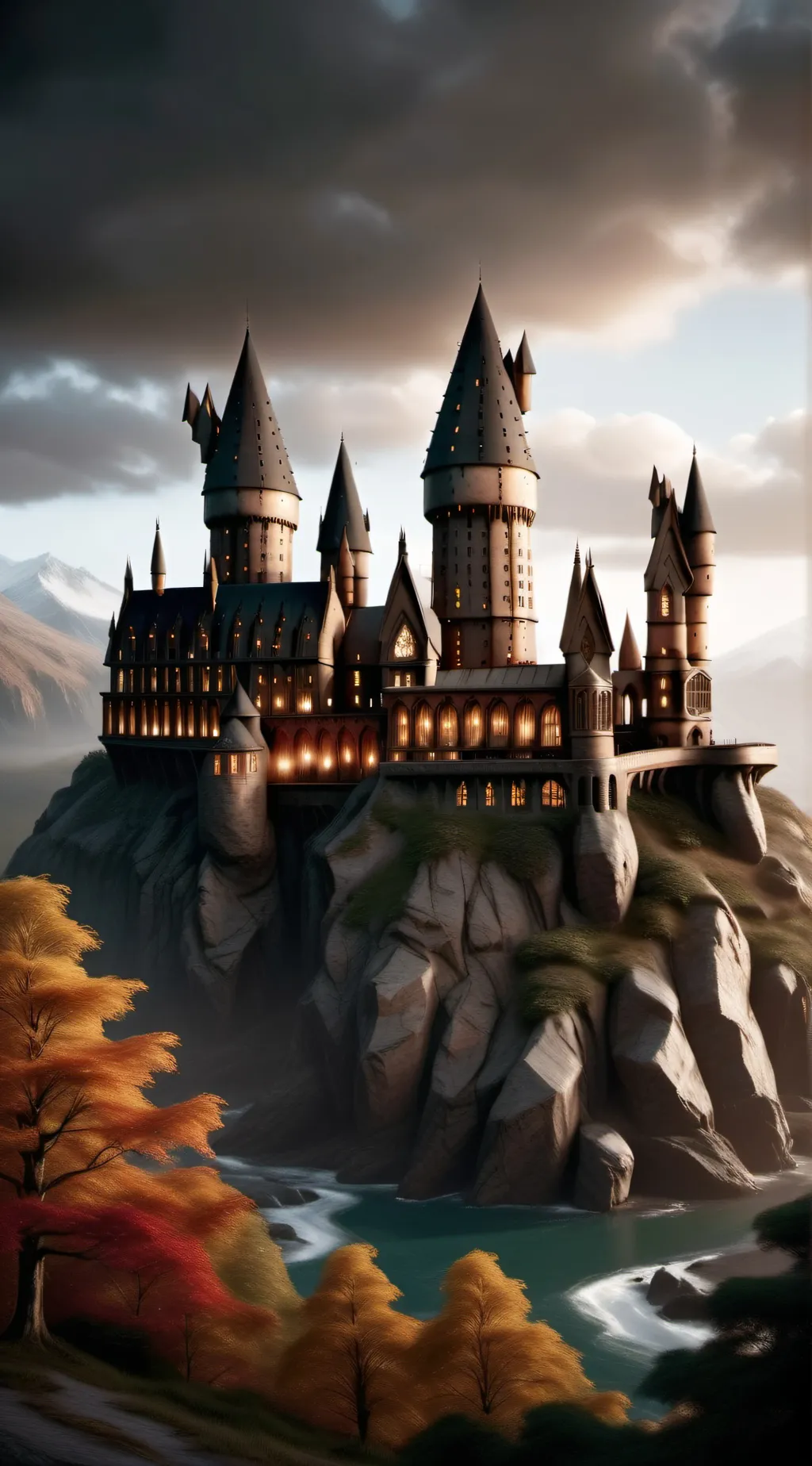 ai character: Hogwarts  background
