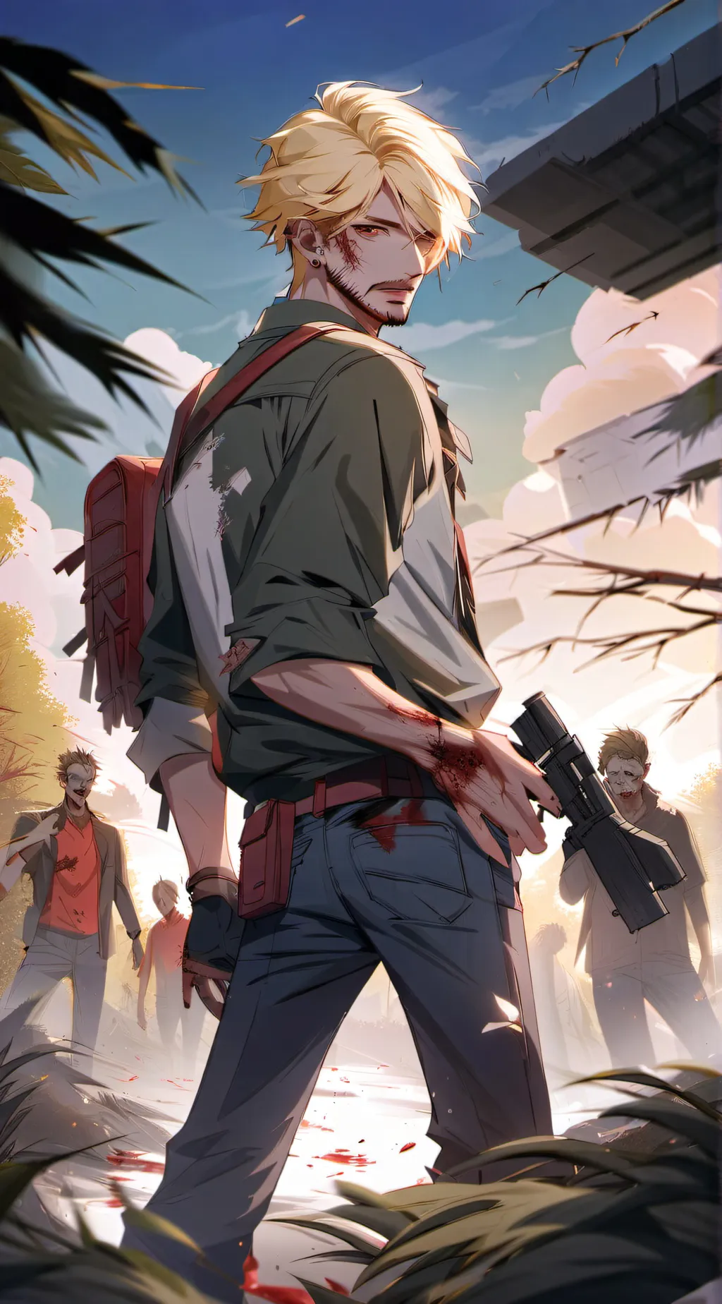 ai character: Reed  background
