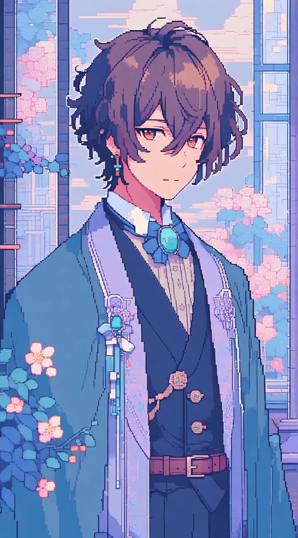 ai character: Dazai osaum background