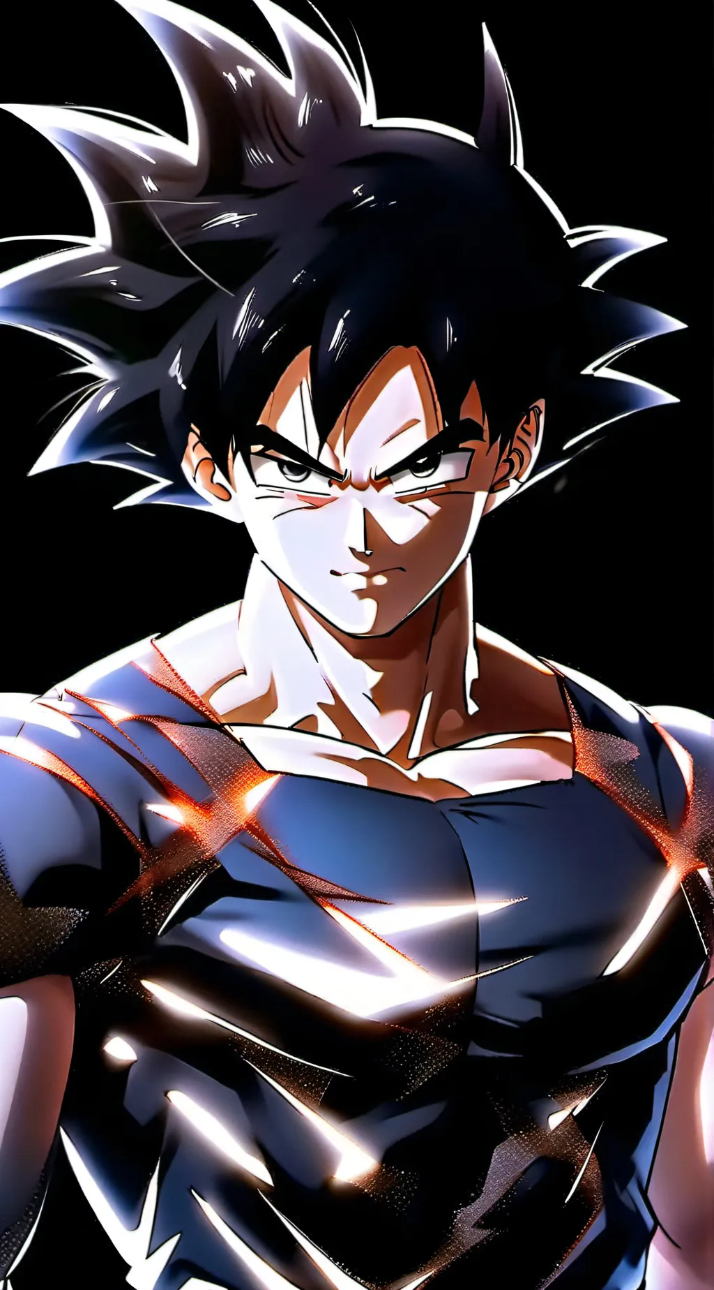 ai character: Gokublack background
