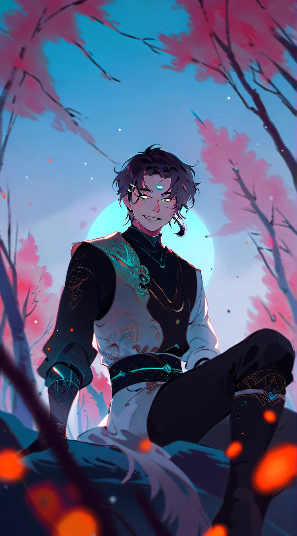 ai character: Daski background