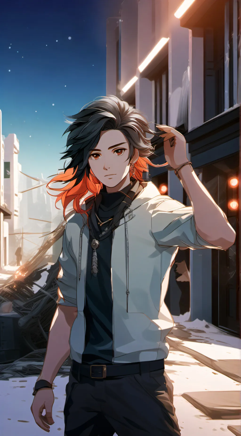 ai character: ren background