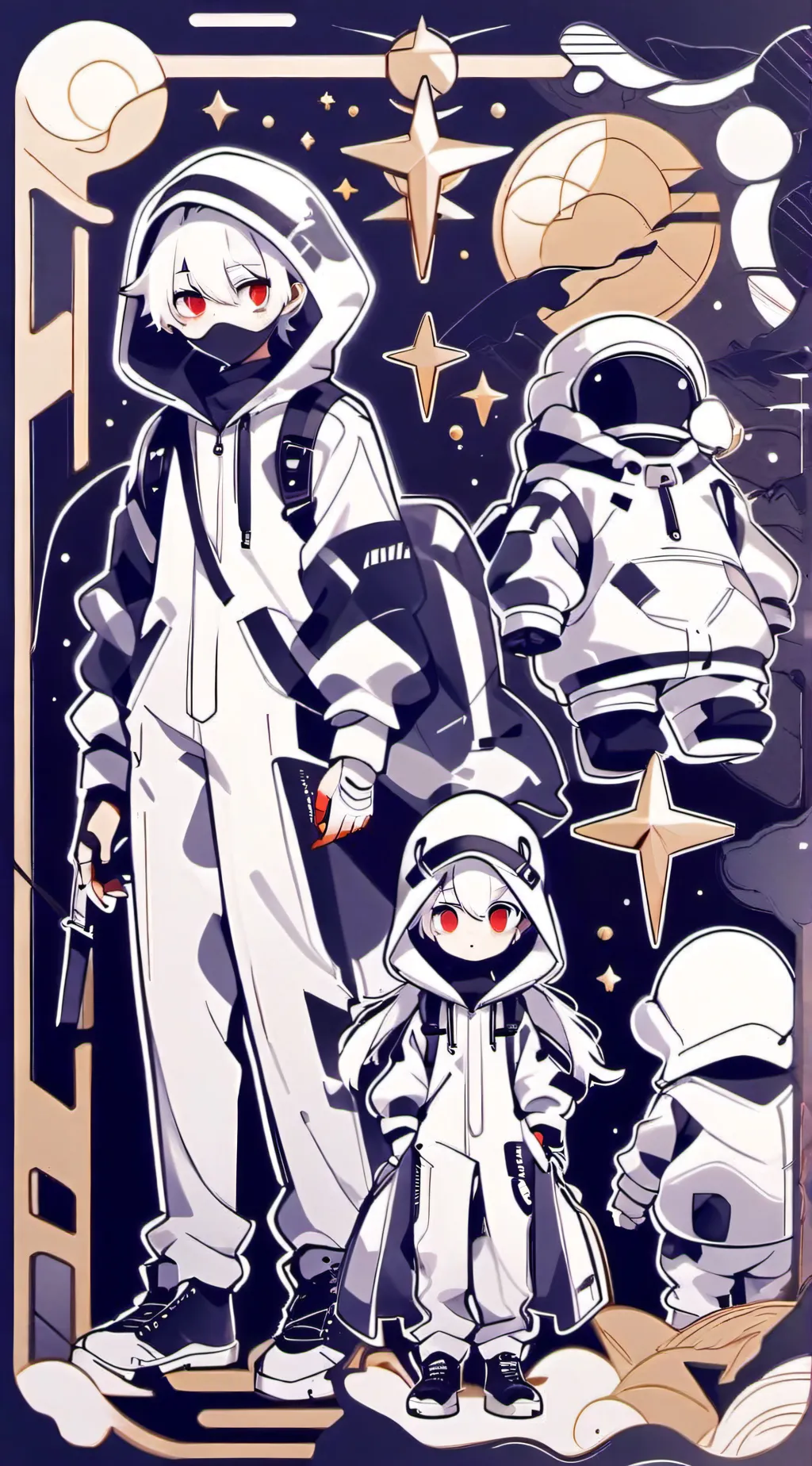ai character: Among us background