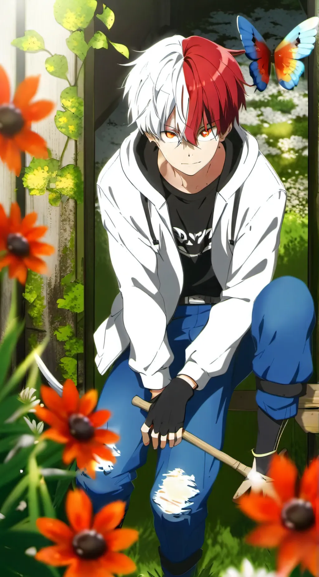 ai character: Shoto  background