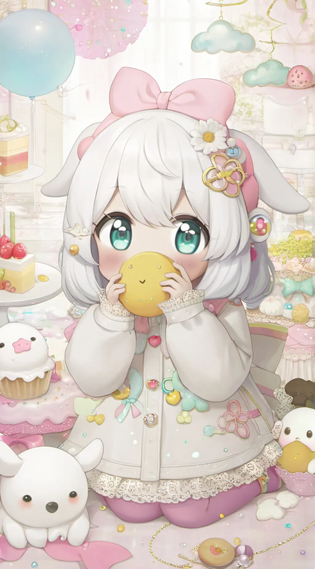 ai character: Maccy background