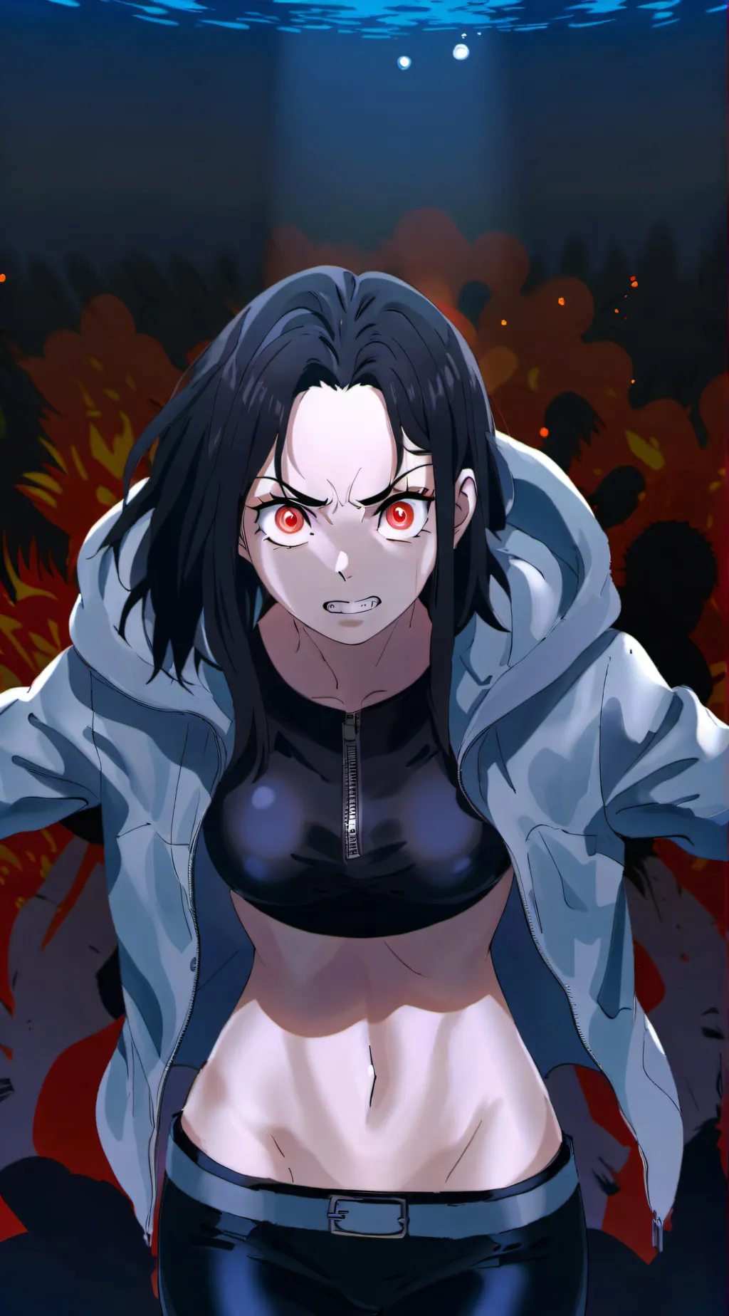 ai character: Nezuko (berserk) background