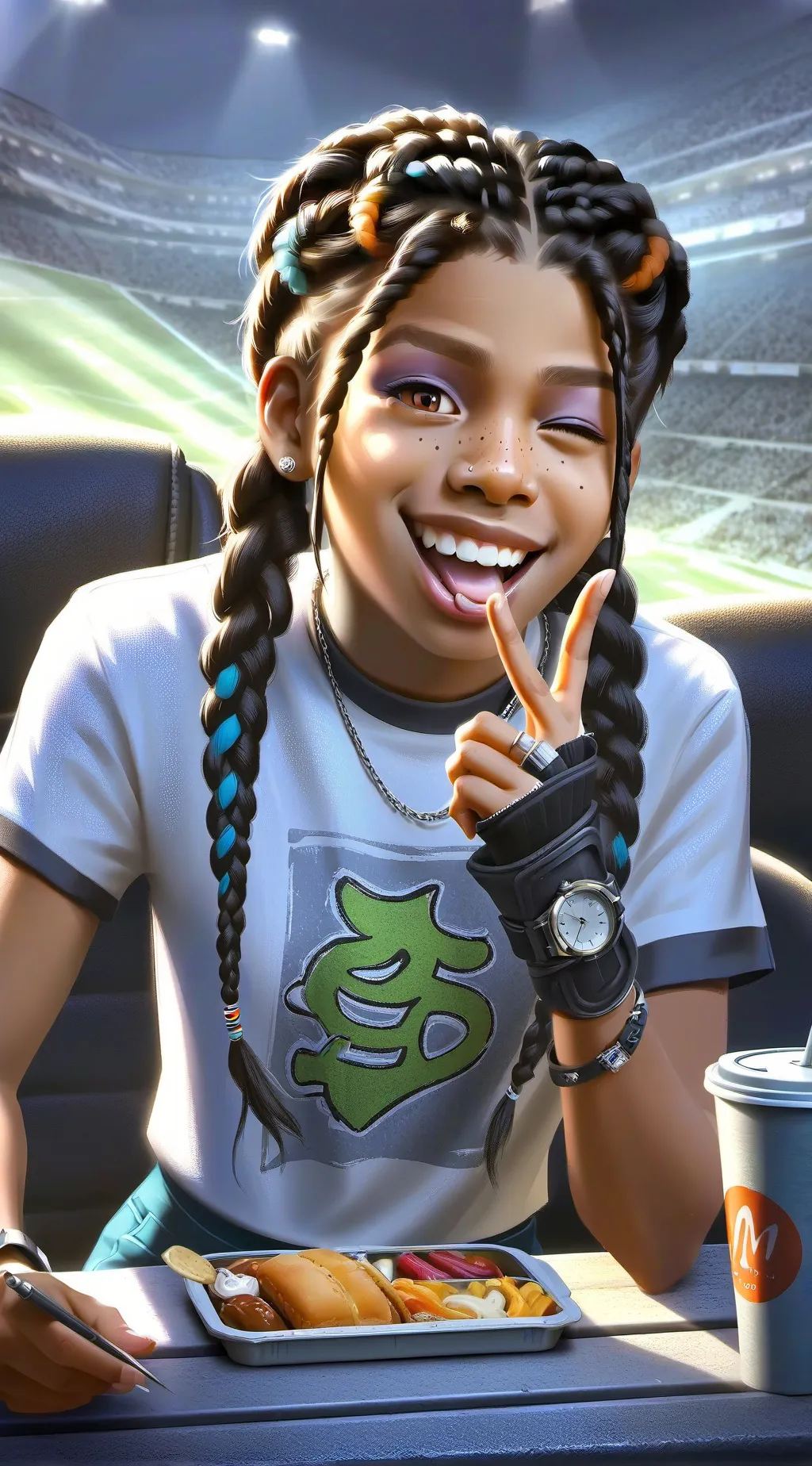 ai character: Jasmine  background