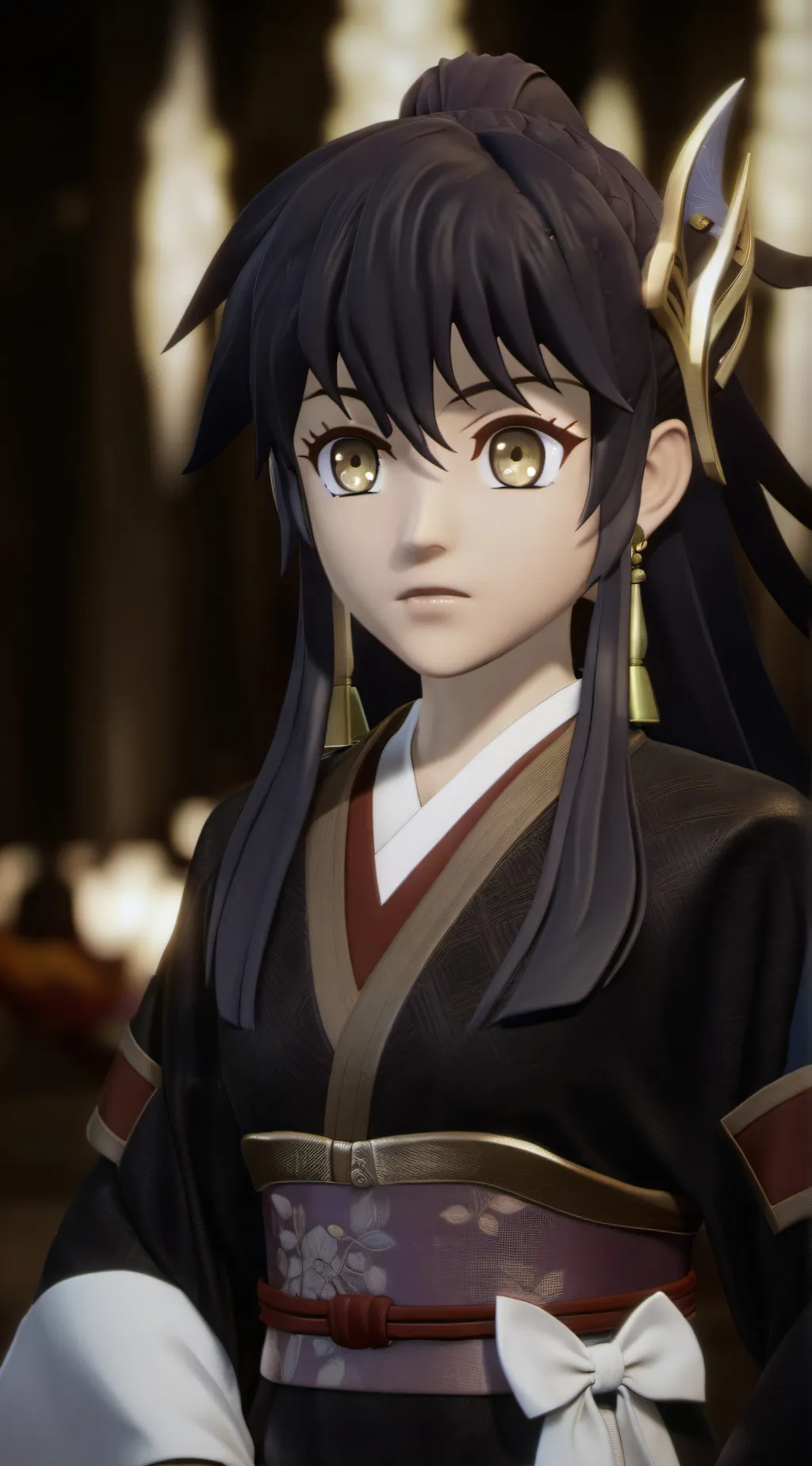 ai character: Demon slayer background