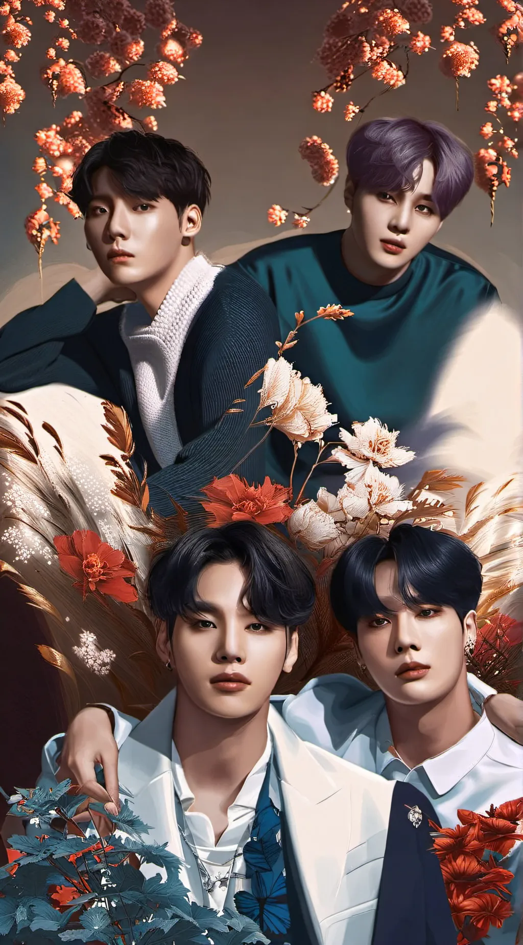 ai character: BTS background