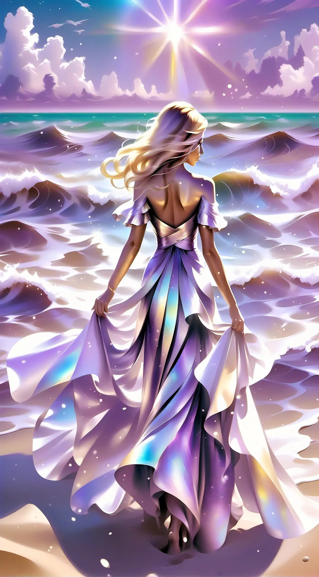 ai character: summer background