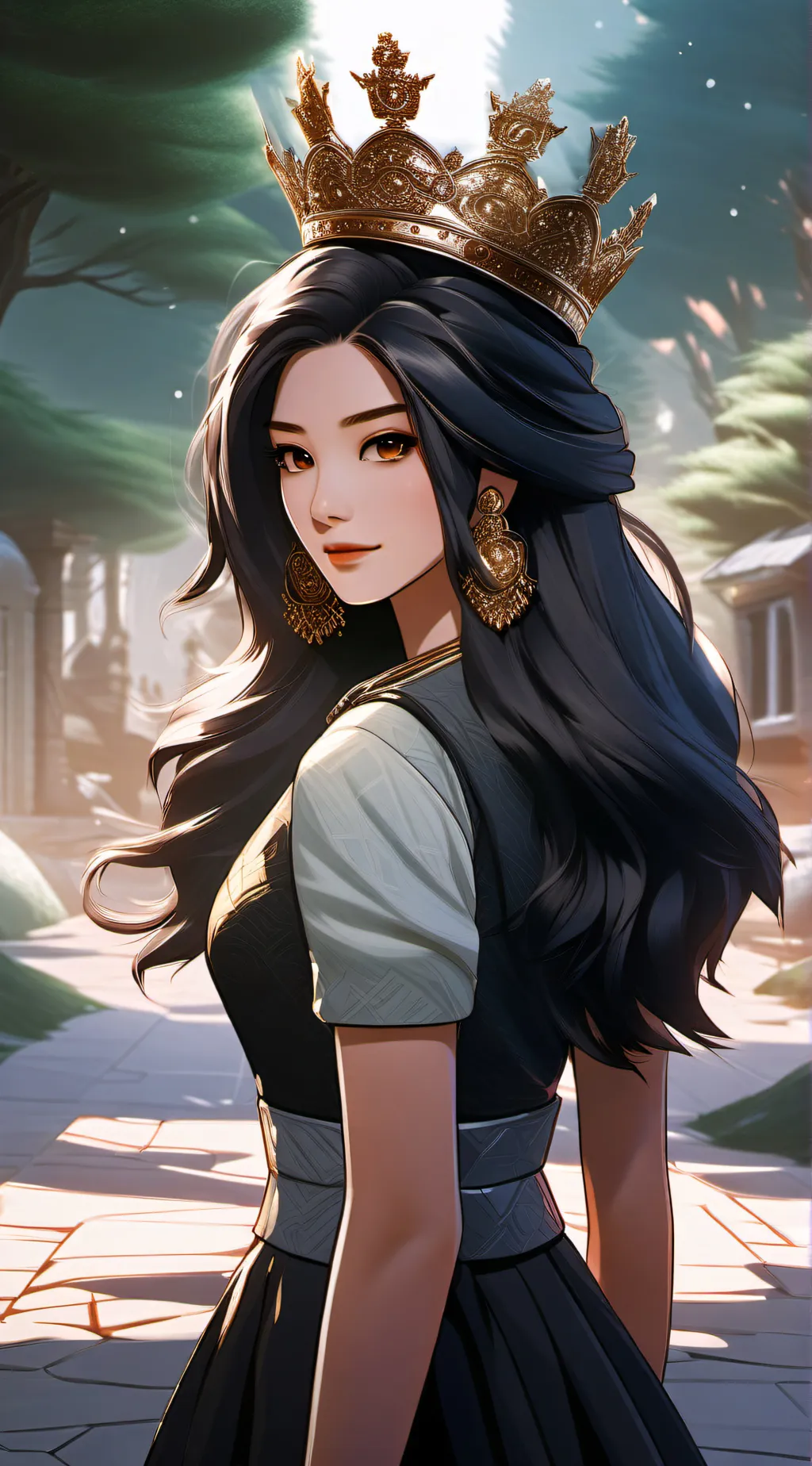 ai character: queen aphmau background
