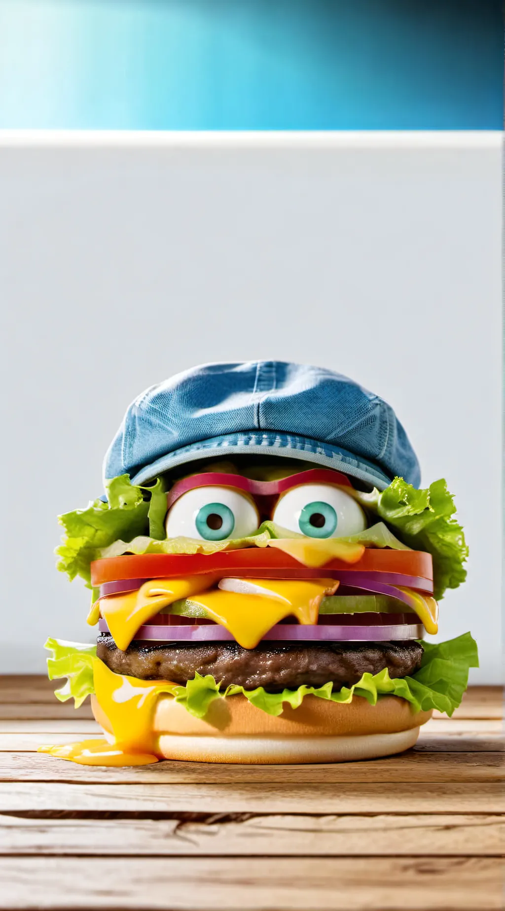 ai character: BULLY BURGER background