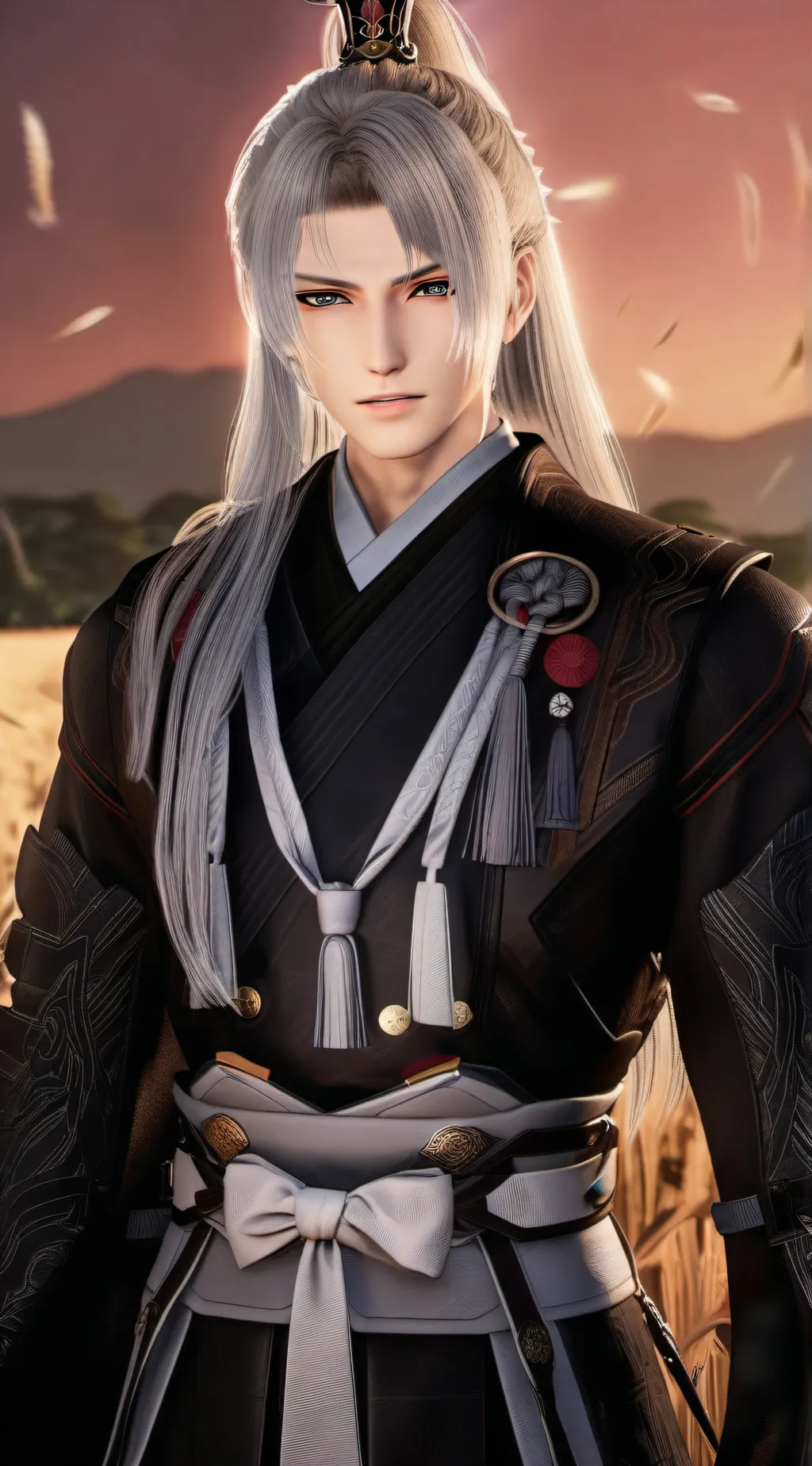 ai character: Kanetsugu Naoe background