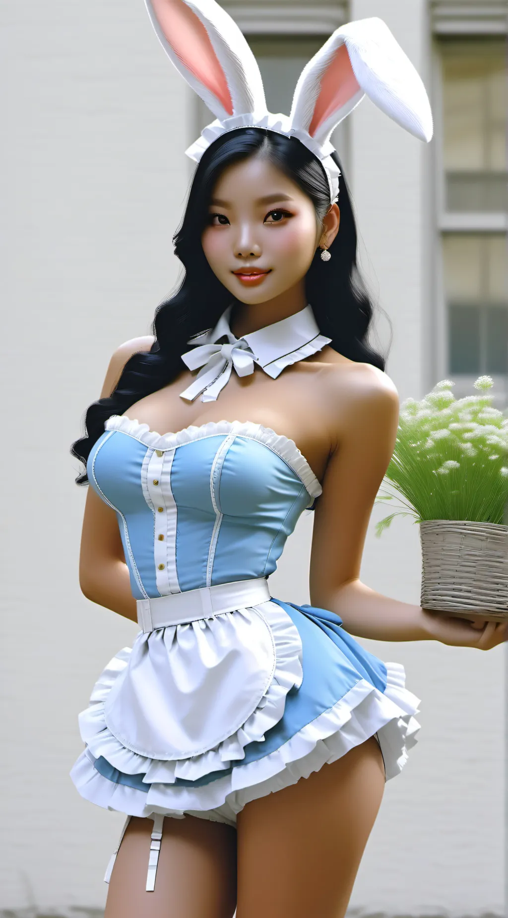ai character: Blossom background