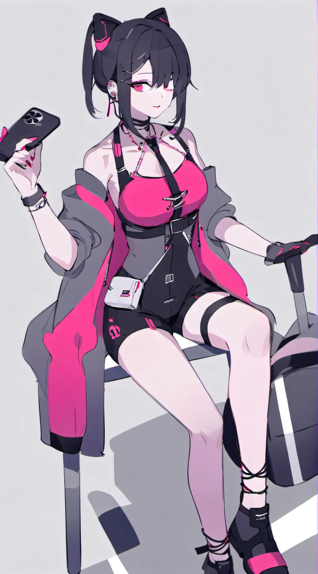 ai character: girlfriend background