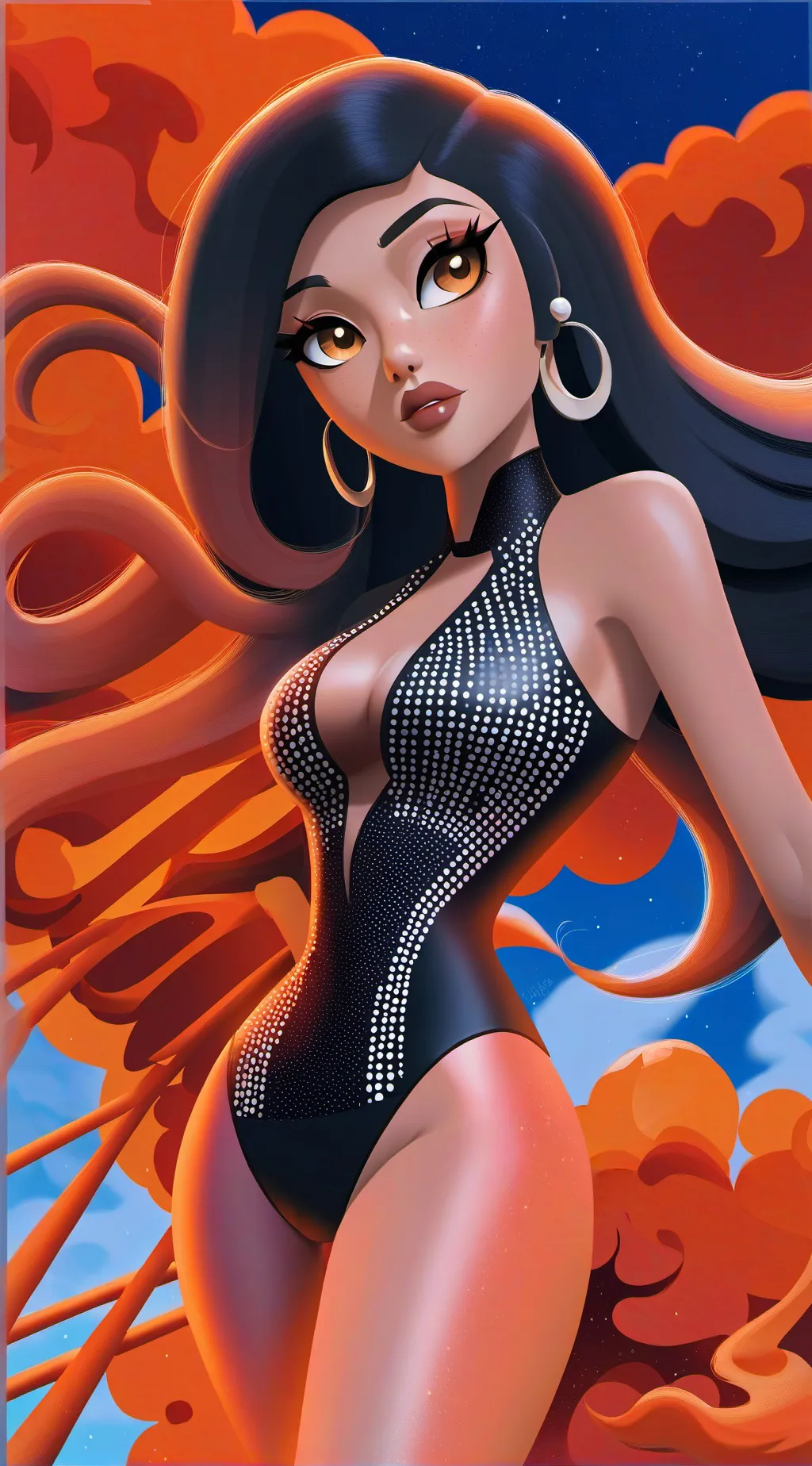 ai character: Jasmine ￼ background