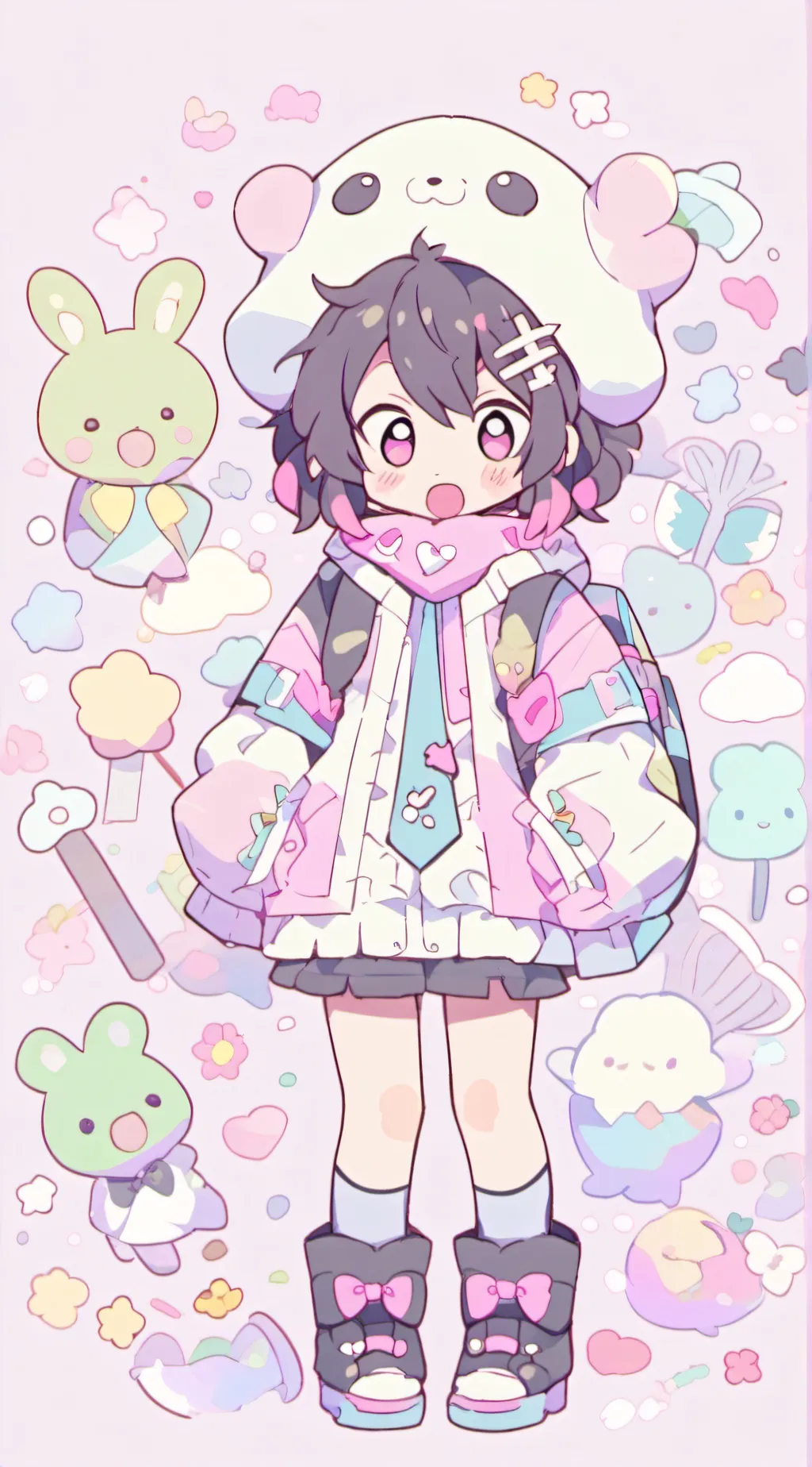 ai character: MHA LESBAIN  background