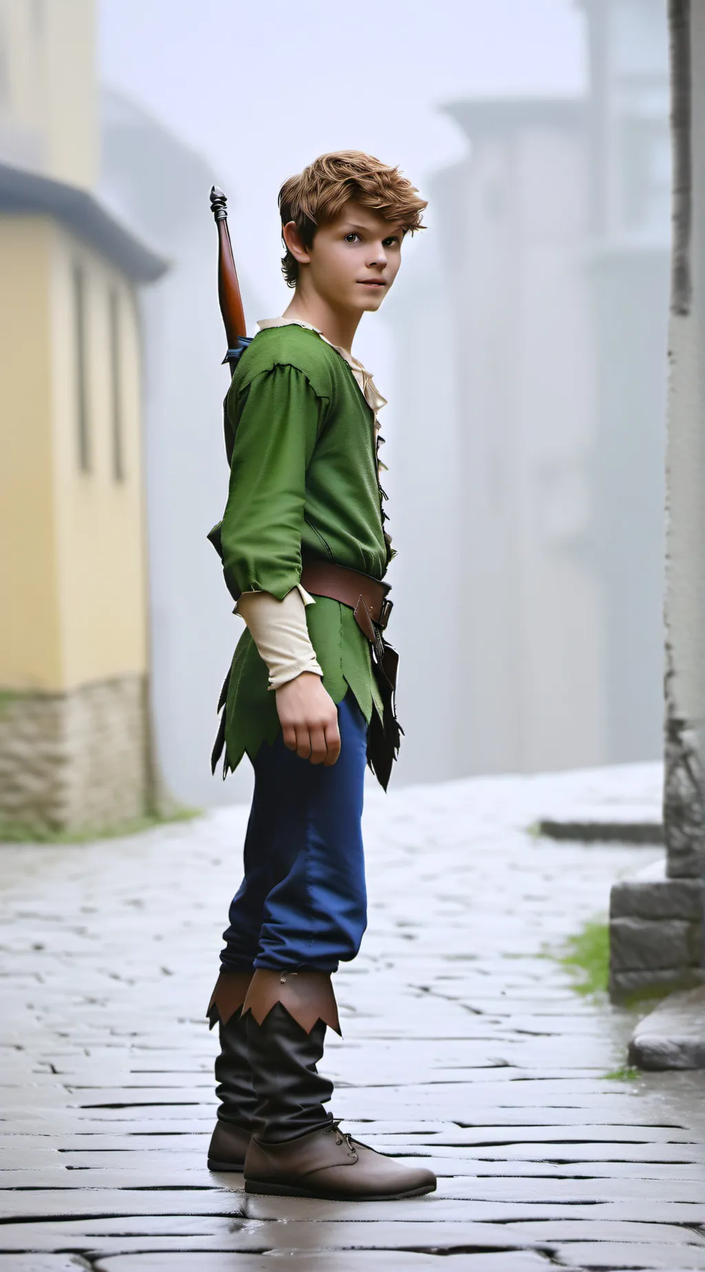 ai character: Peter Pan background