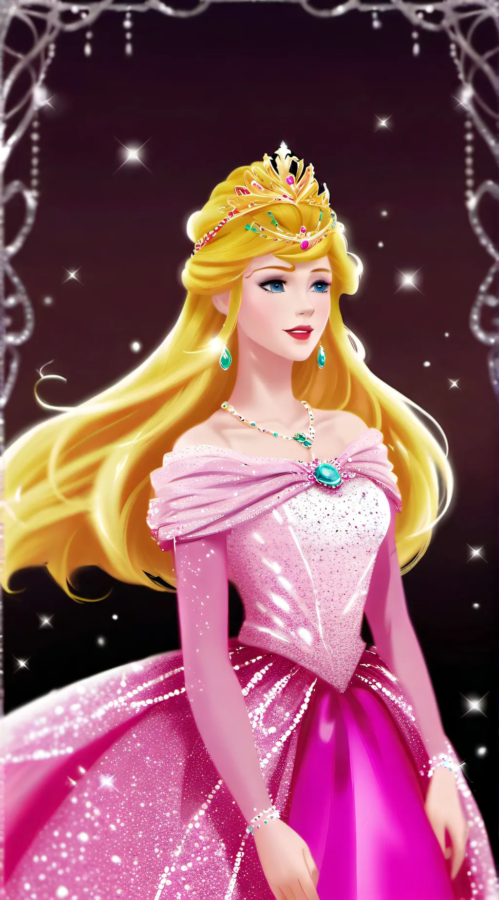ai character: Princess Aurora background