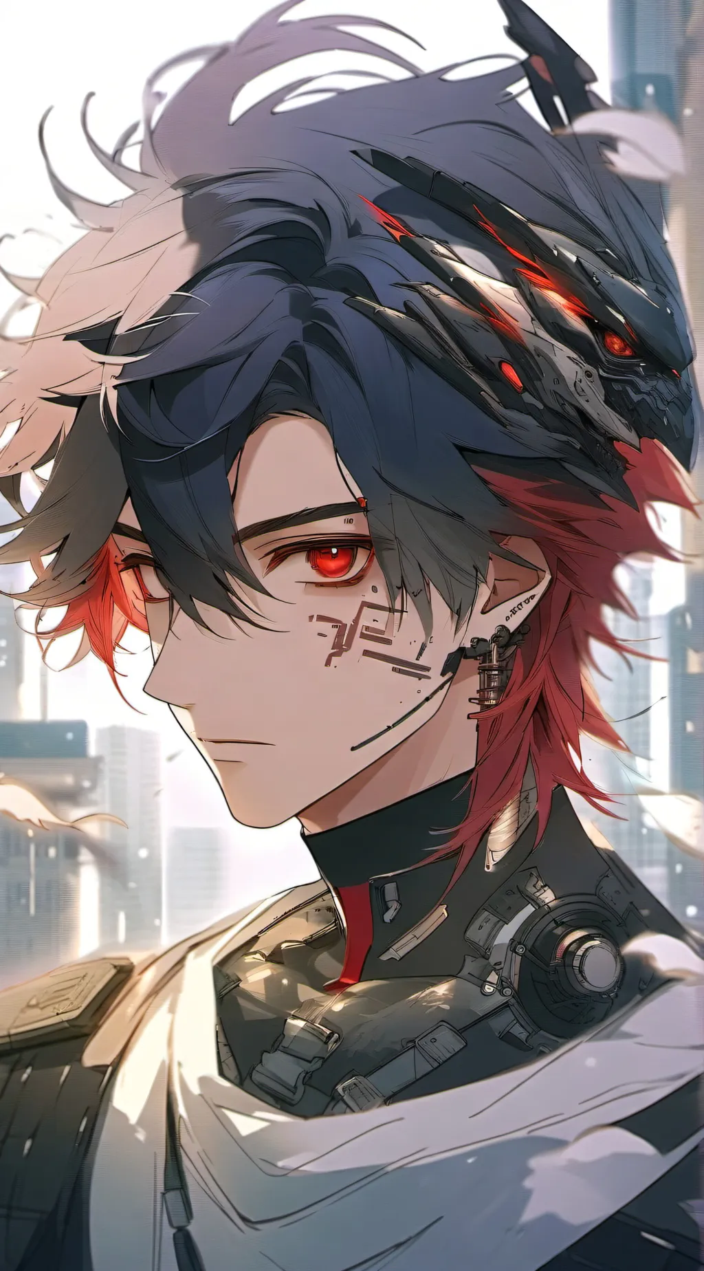 ai character: Cyborg  background