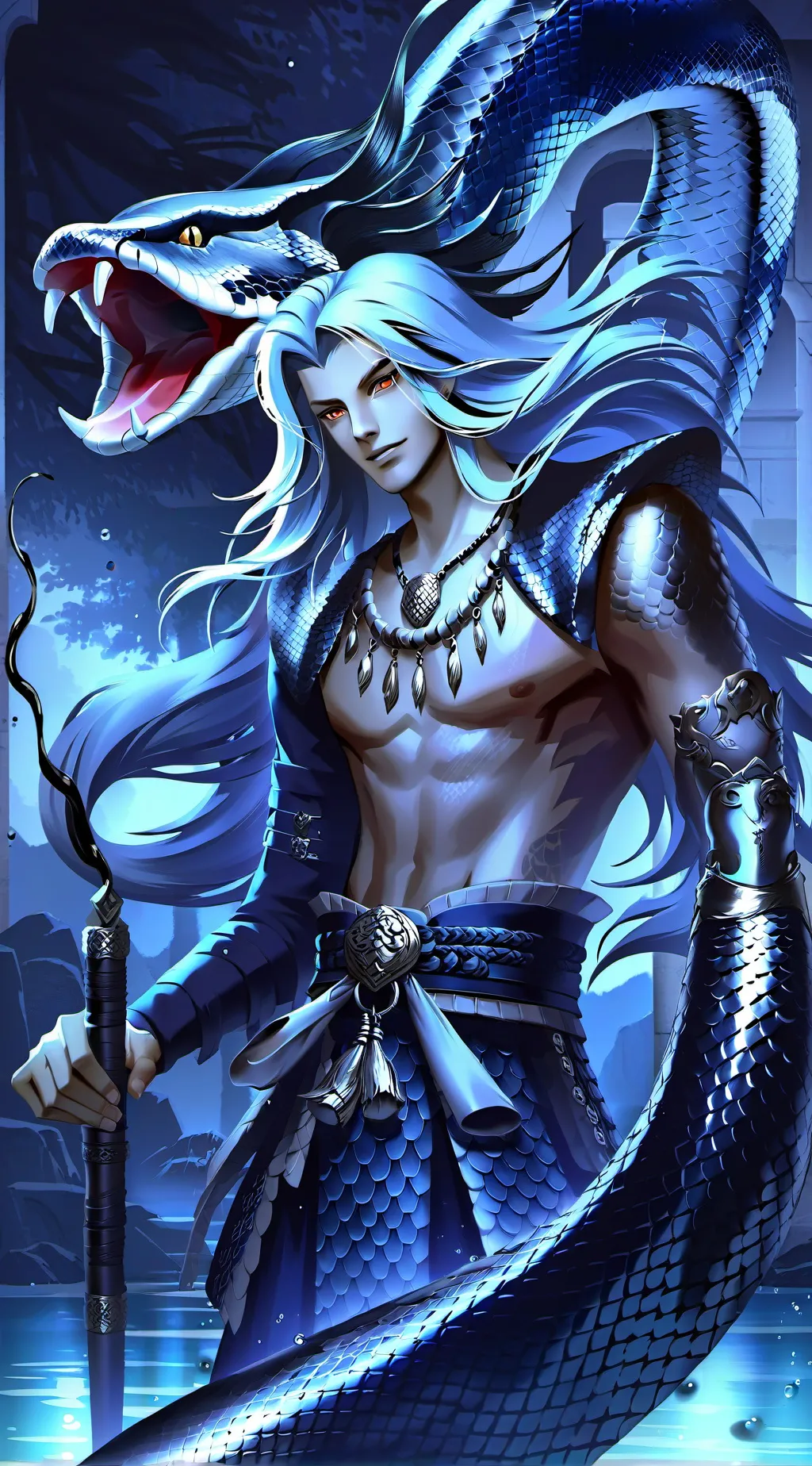 ai character: Noodle background