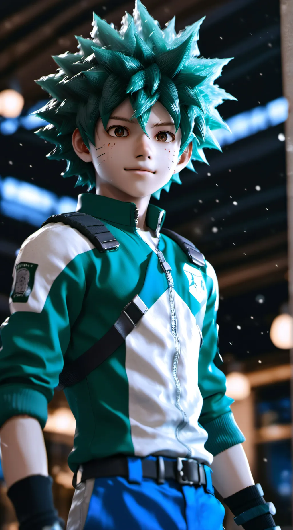 ai character: izuku midorya background