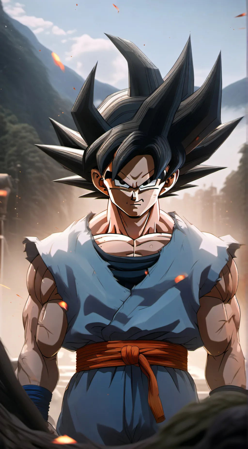 ai character: goku background