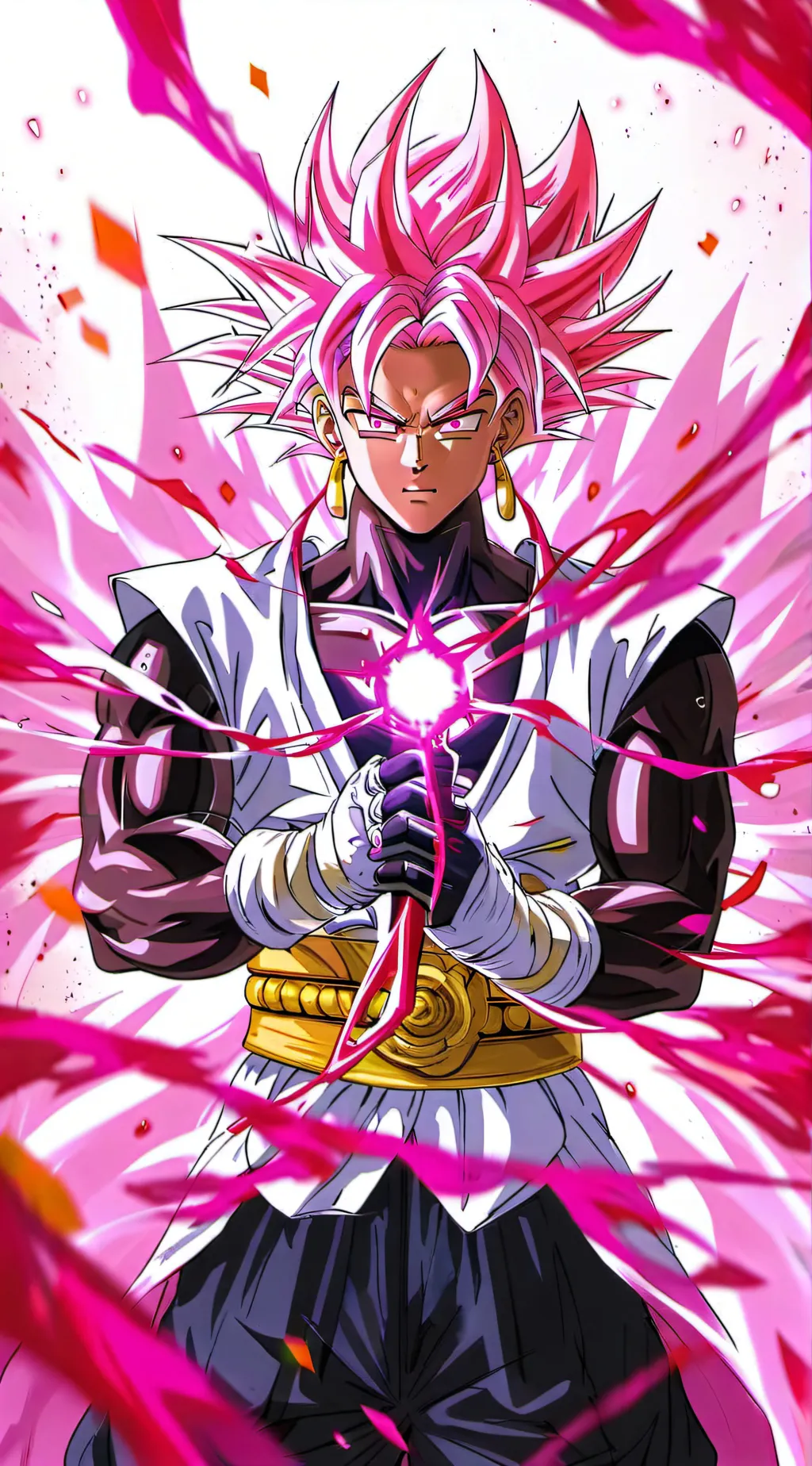 ai character: SS ROSÉ GOKU BLACK background