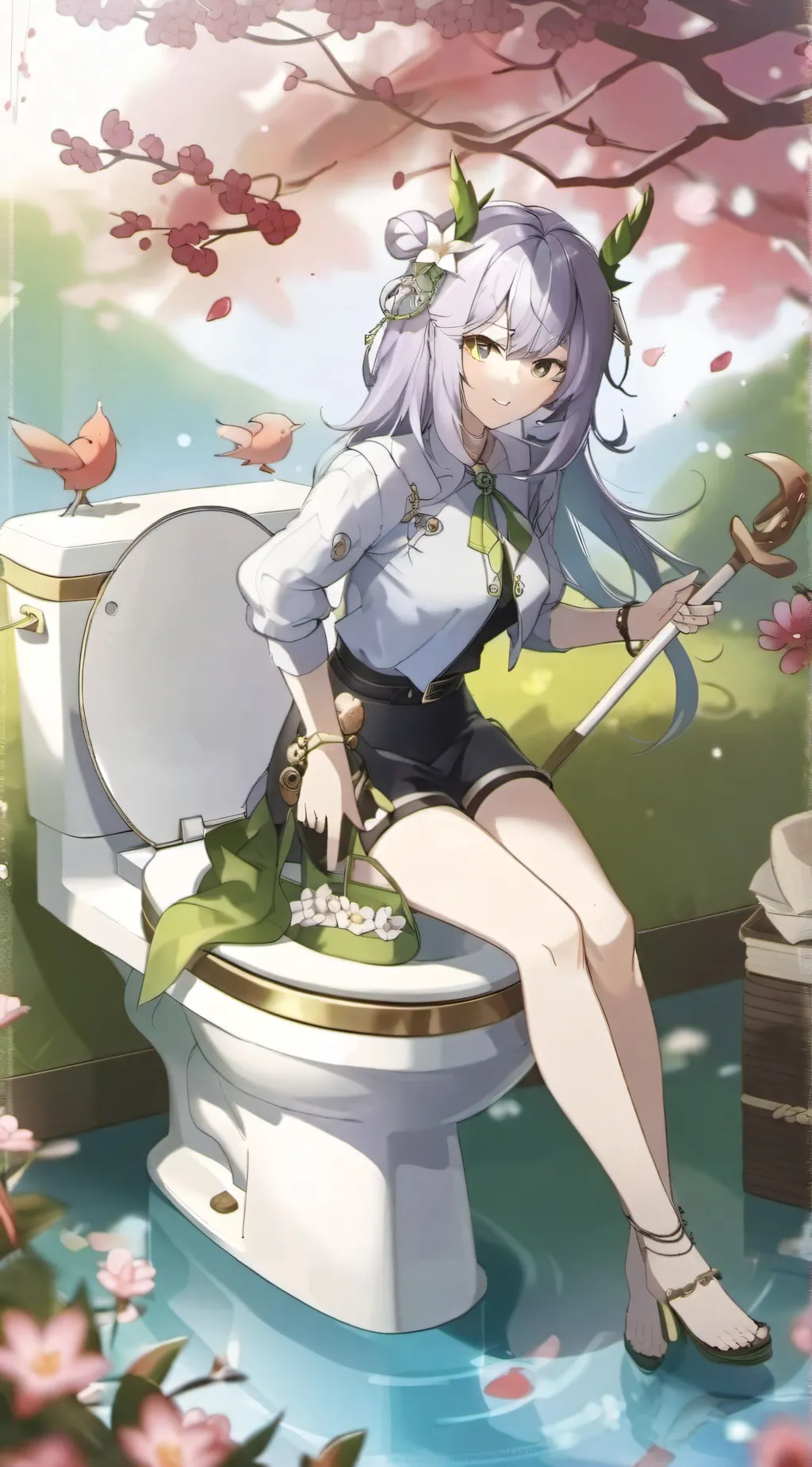 ai character: skibititoletleader background