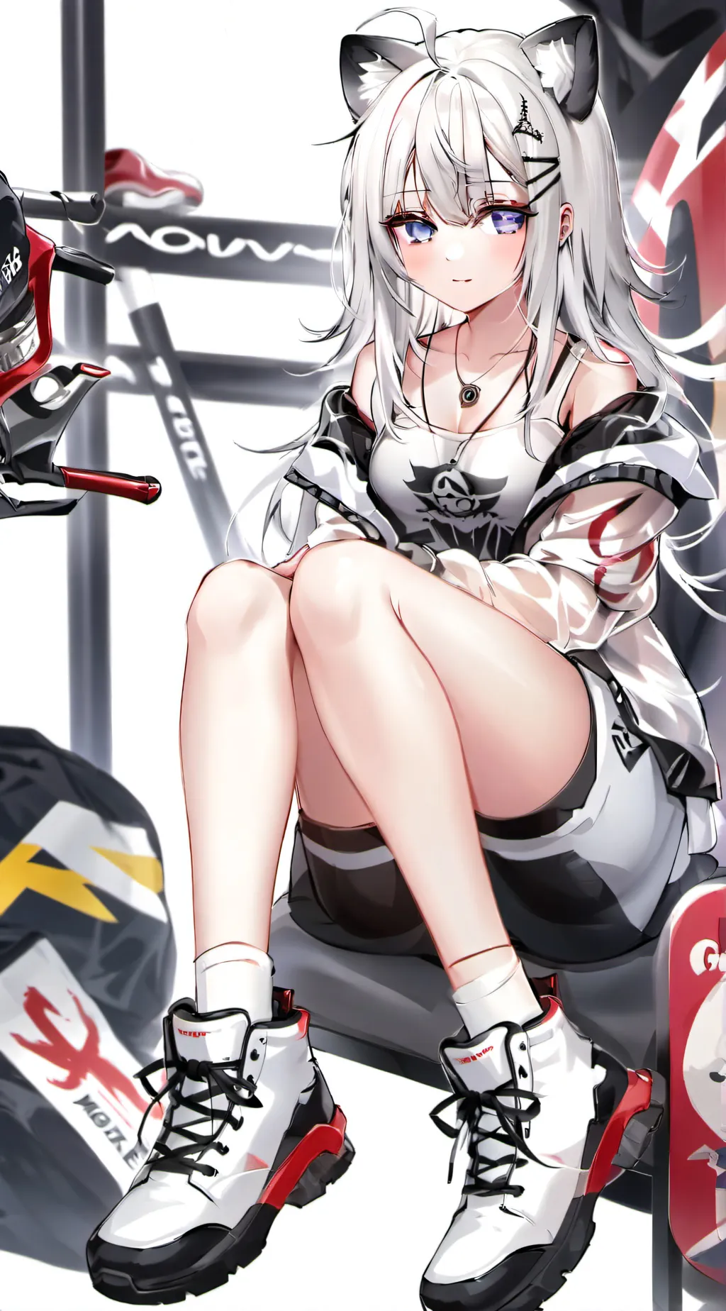 ai character: Luna background