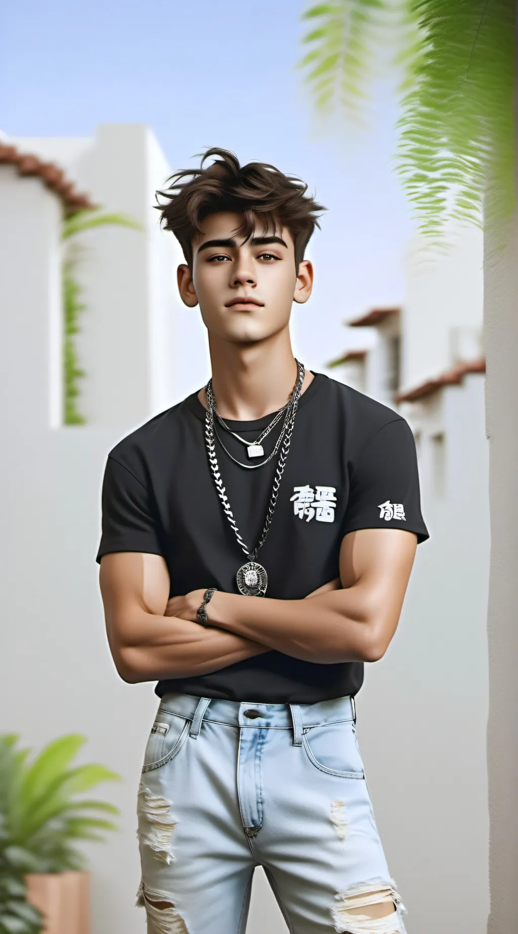 ai character: Kai  background