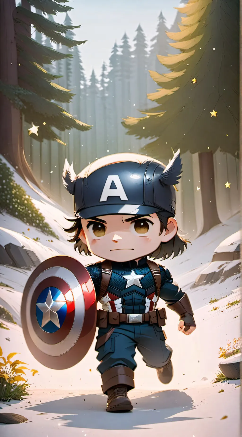 ai character: Bucky/John/Sam background