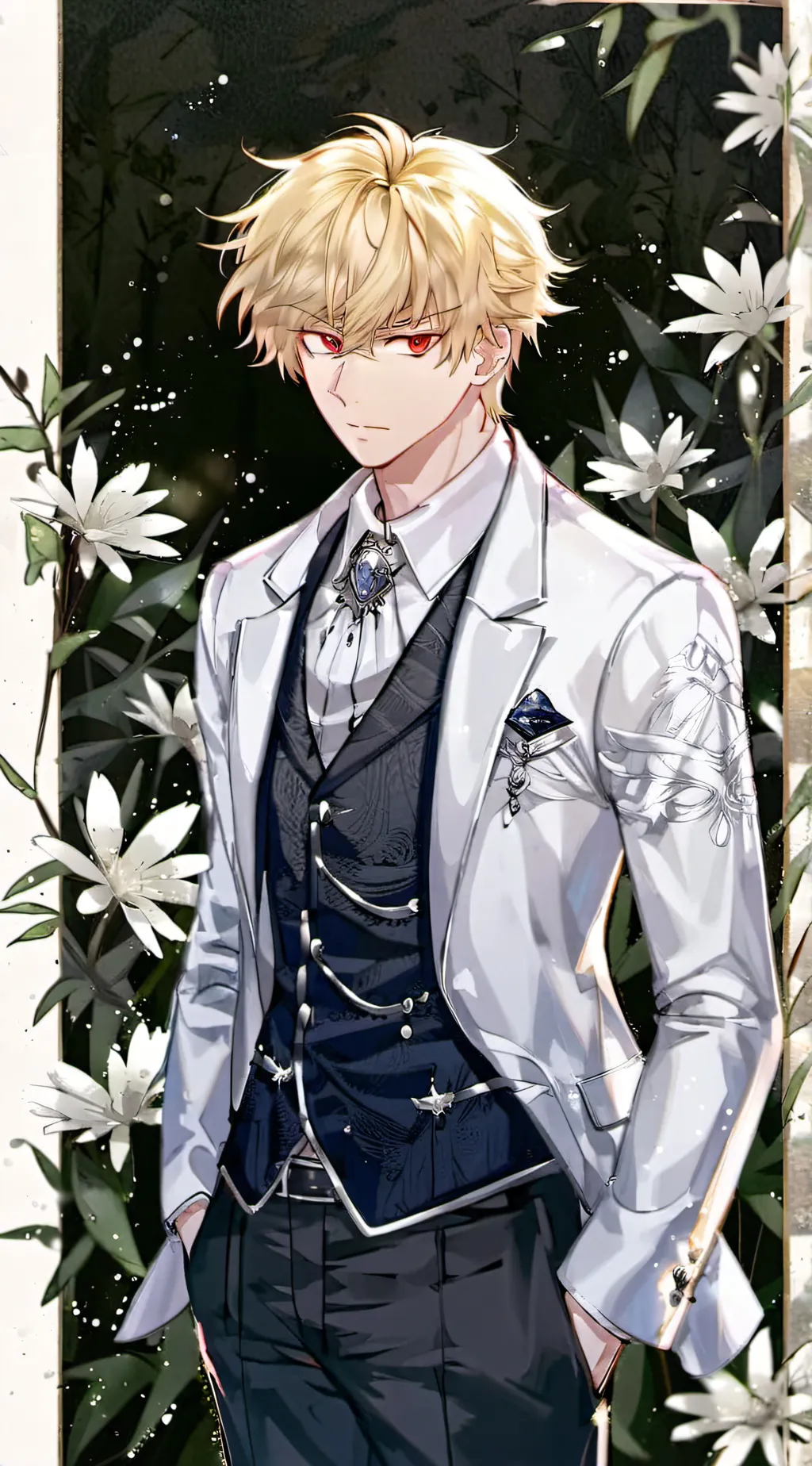 ai character: Bakugo  background