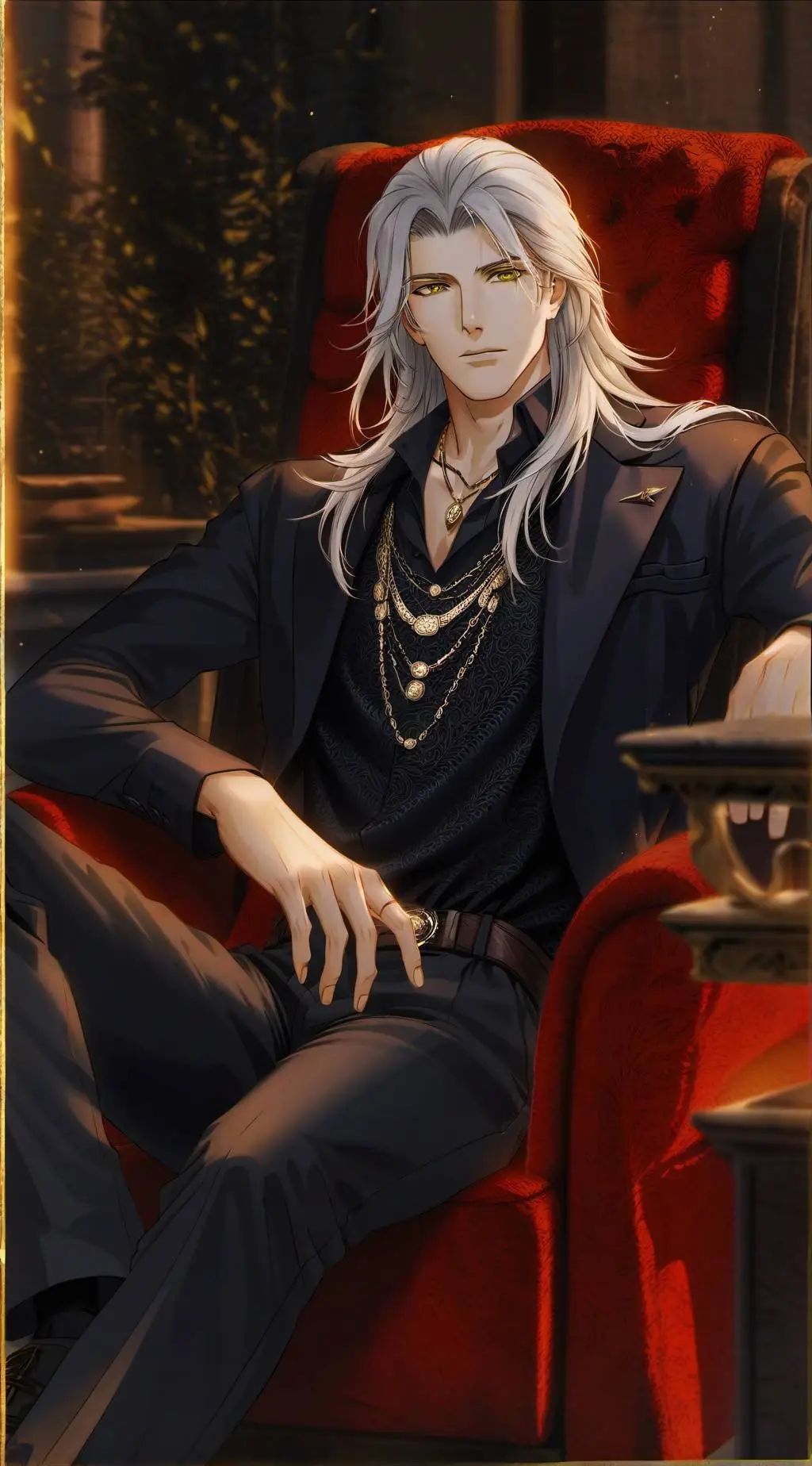 ai character: °•×~Asher~×•° background