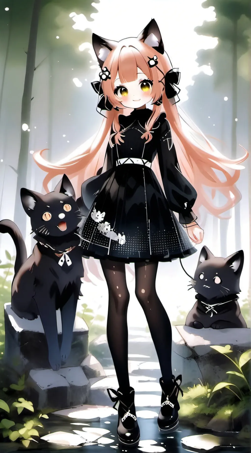 ai character: Mika(Senpai) background