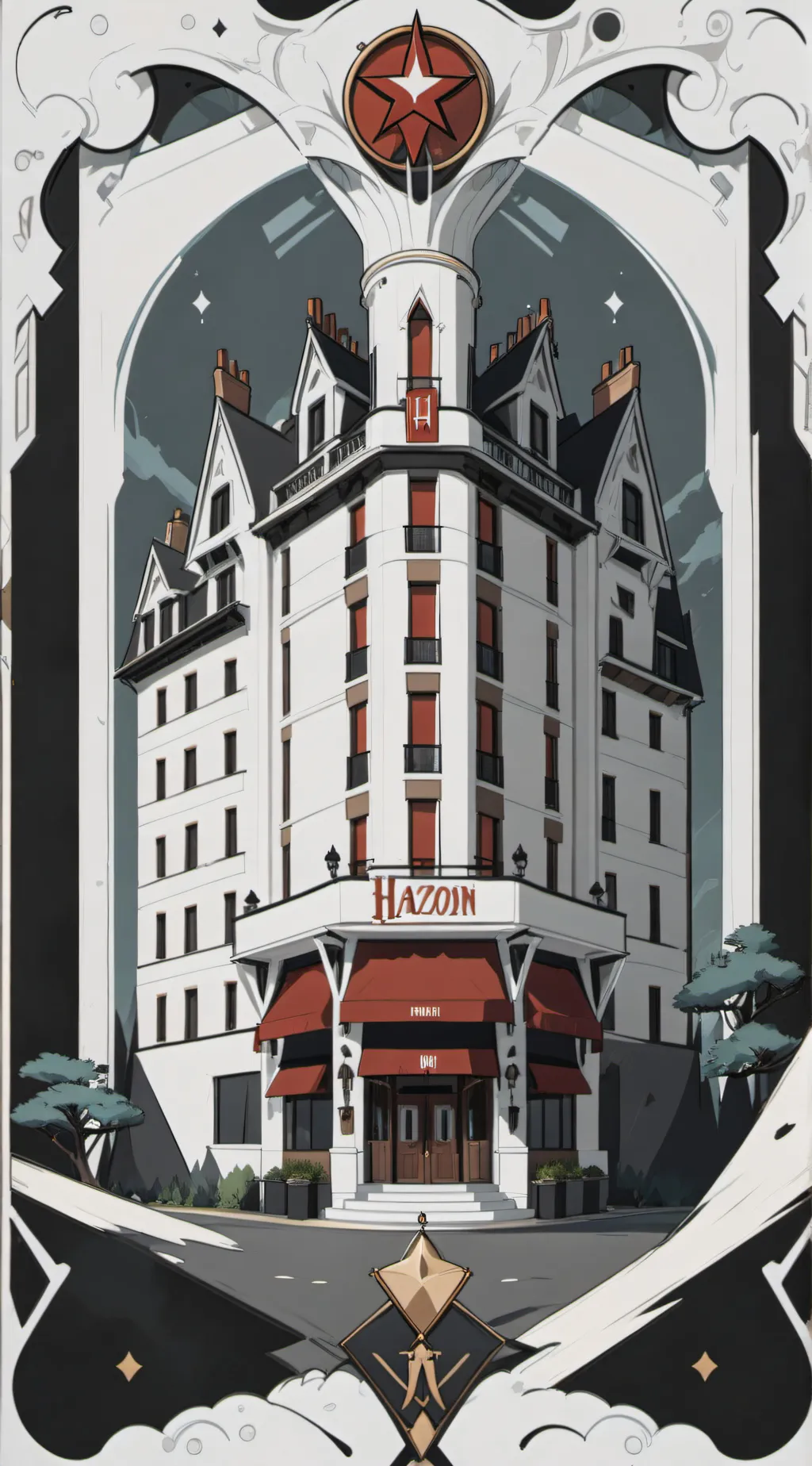 ai character: Hazbin hotel!⭐️ background