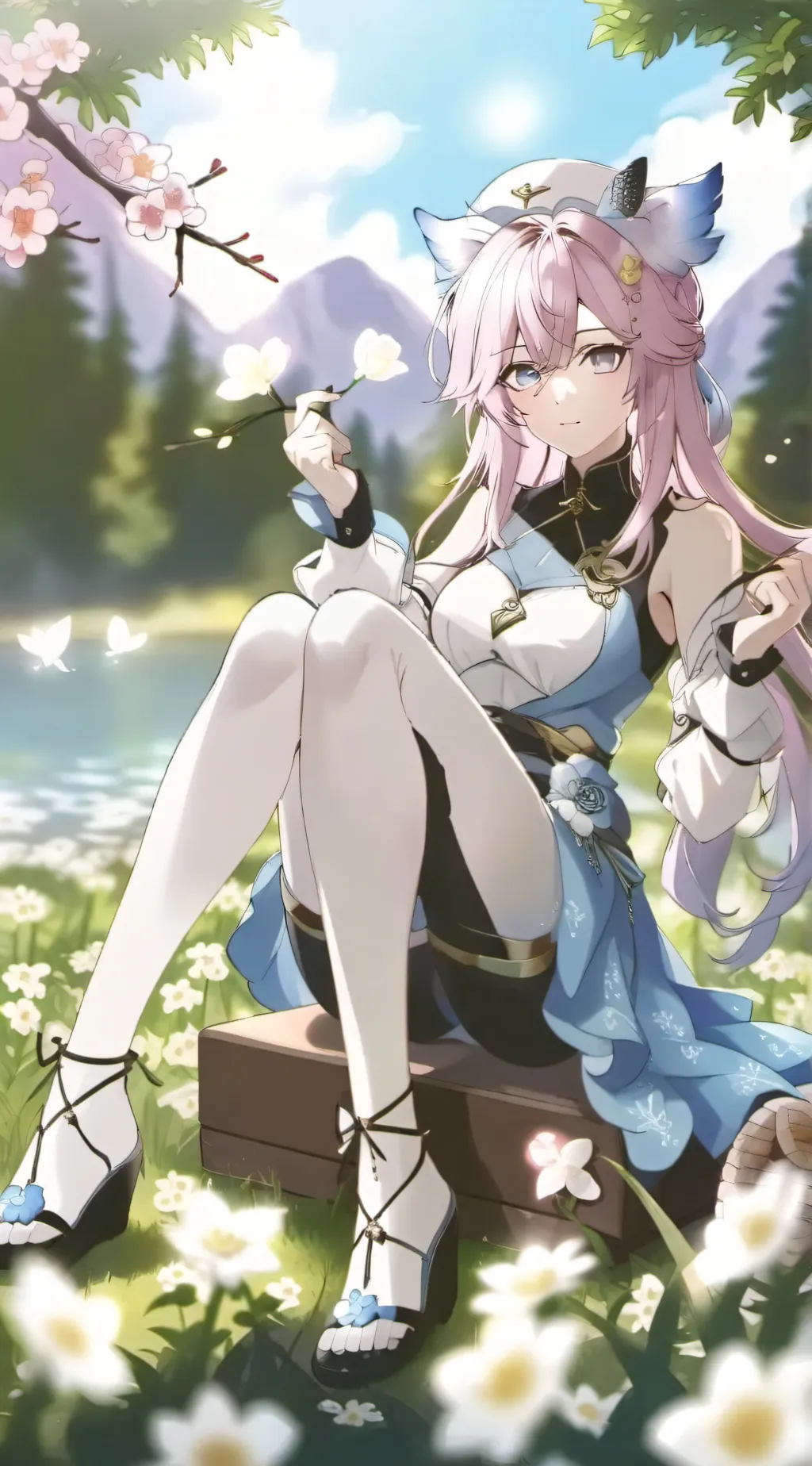 ai character: gojo  background