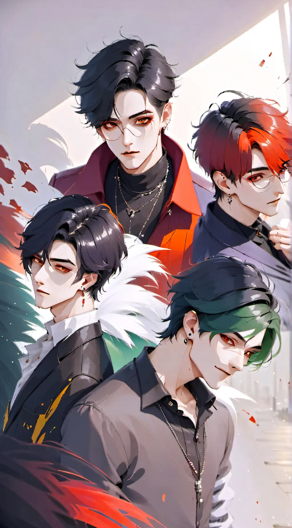 ai character: 2goth 2vampire background