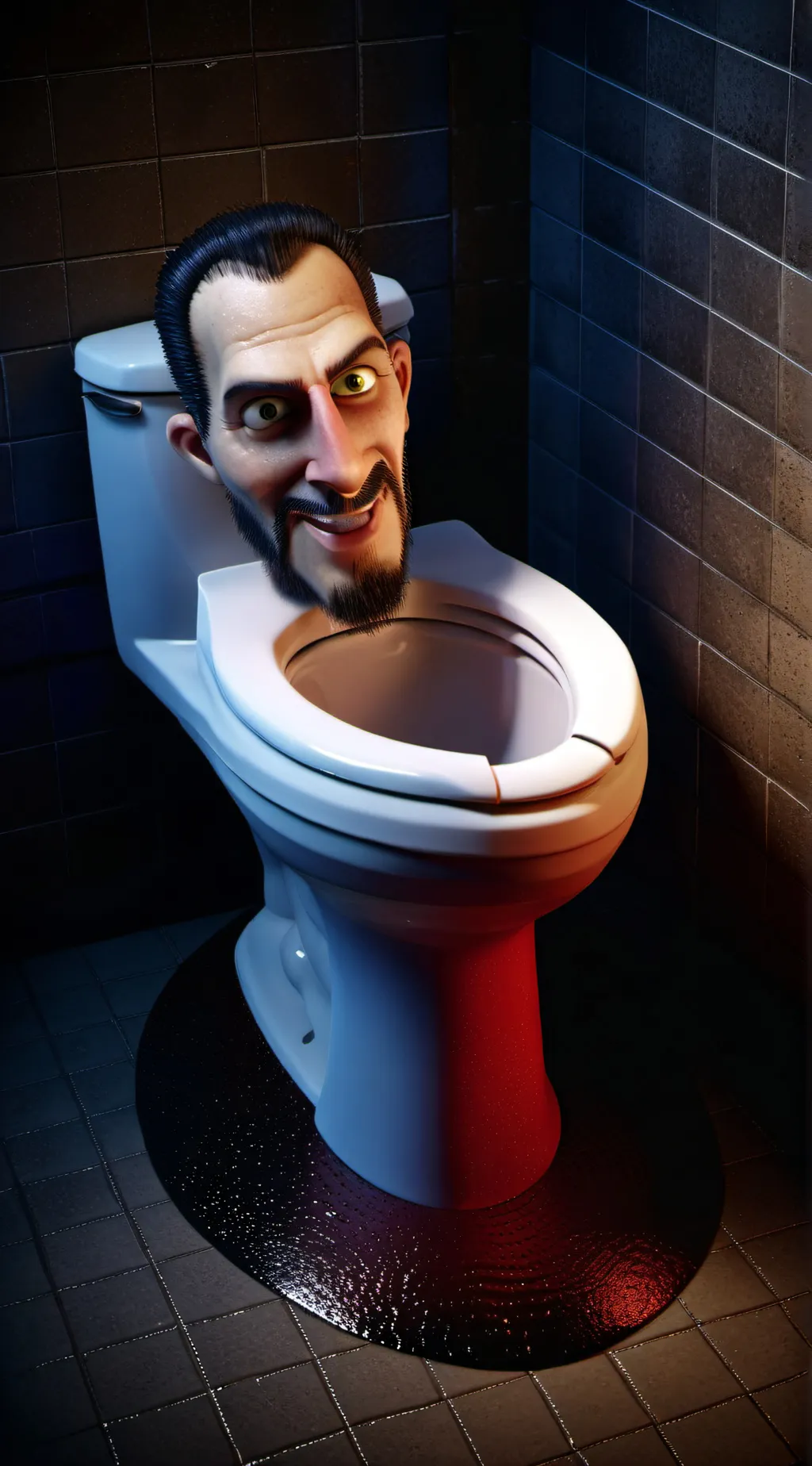 ai character: skibidi toilet background