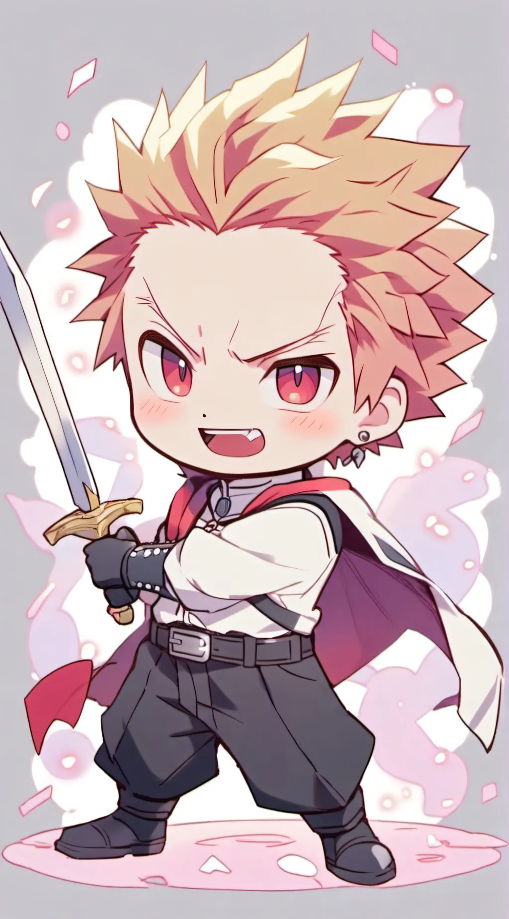 ai character: Fantasy BakuKiri  background
