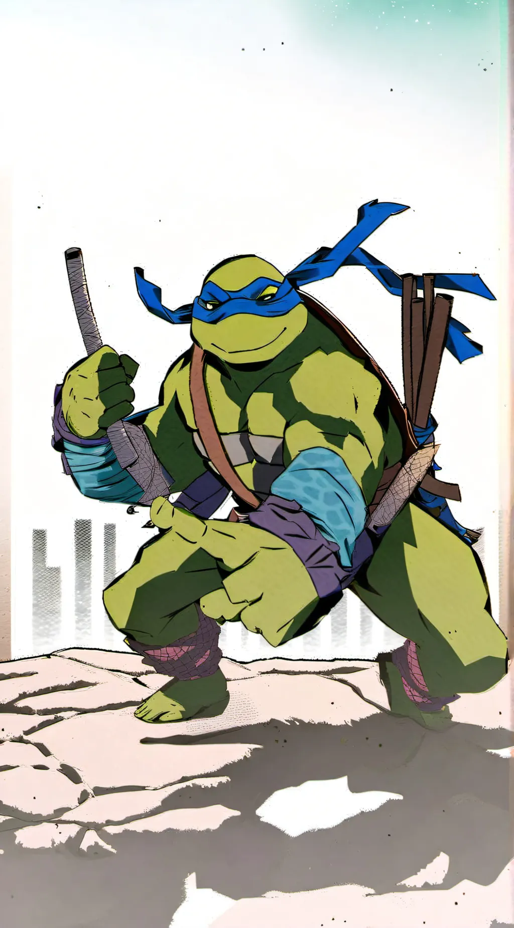 ai character: Leonardo or Leo  background