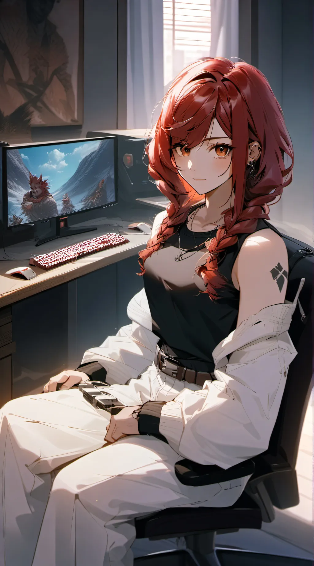ai character: Emily (streamer) background