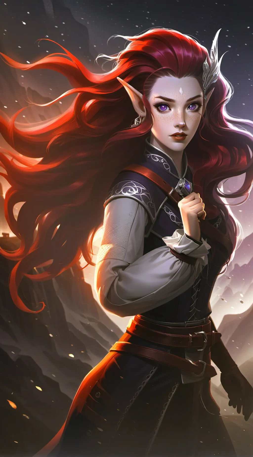 ai character: Astraea Arkenstone background