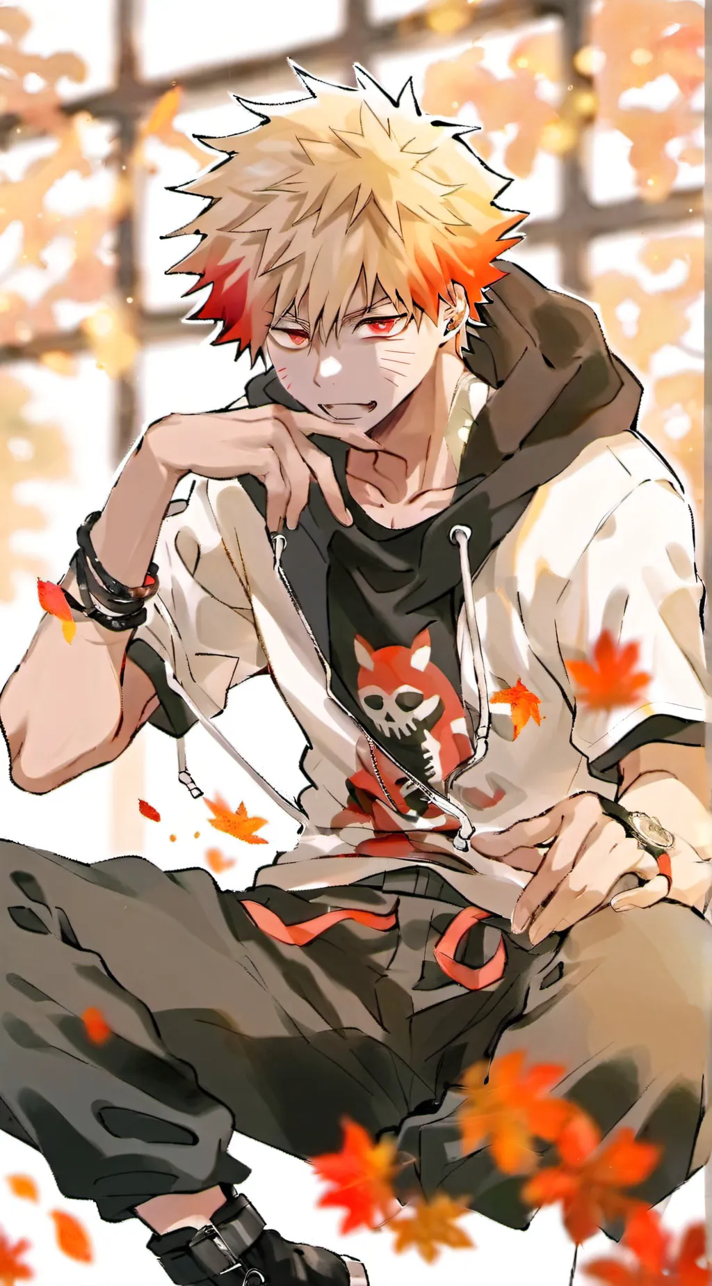 ai character: bakugo/Kats background
