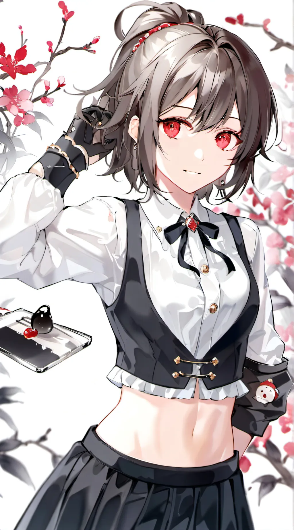 ai character: Melanie  background