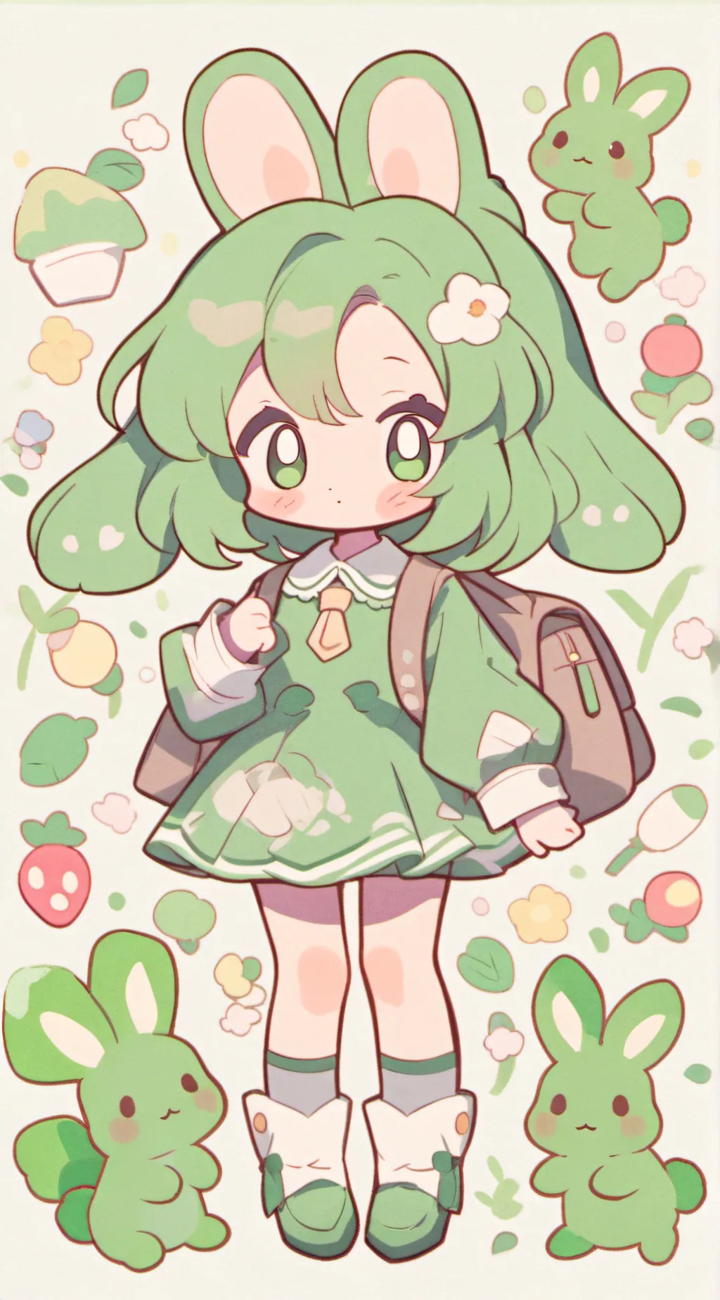ai character: hoppy hopscotch  background